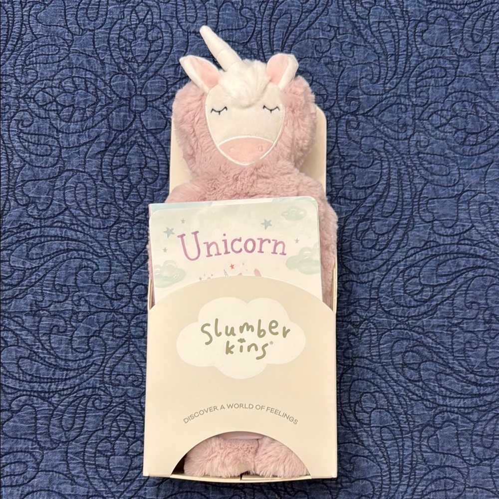 Slumberkins Pink Unicorn Plush Companion